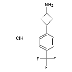 trans-3-[4-(trifluoromethyl)phenyl]cyclobutan-1-amine hydrochloride