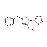 1-Benzyl-3-(2-thienyl)pyrazole-4-carbaldehyde