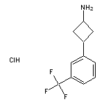 trans-3-[3-(trifluoromethyl)phenyl]cyclobutan-1-amine hydrochloride