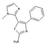 5-(1-methyl-1H-imidazol-2-yl)-4-phenyl-1,3-thiazol-2-amine