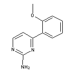 4-(2-methoxyphenyl)pyrimidin-2-amine