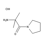 2-amino-2-methyl-1-(pyrrolidin-1-yl)propan-1-one hydrochloride