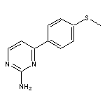 4-[4-(methylsulfanyl)phenyl]pyrimidin-2-amine