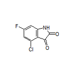 4-Chloro-6-fluoroindoline-2,3-dione