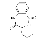 (3R)-3-(2-methylpropyl)-2,3,4,5-tetrahydro-1H-1,4-benzodiazepine-2,5-dione