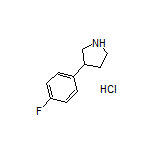 3-(4-fluorophenyl)pyrrolidine hydrochloride