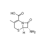 (6R,7S)-7-amino-3-methyl-8-oxo-5-thia-1-azabicyclo[4.2.0]oct-2-ene-2-carboxylic acid