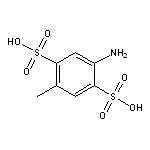 2-amino-5-methylbenzene-1,4-disulfonic acid