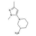 1-(1,3-dimethyl-1H-pyrazol-5-yl)piperidin-3-amine