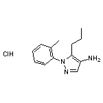 1-(2-methylphenyl)-5-propyl-1H-pyrazol-4-amine hydrochloride