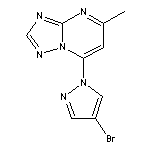 4-bromo-1-{5-methyl-[1,2,4]triazolo[1,5-a]pyrimidin-7-yl}-1H-pyrazole