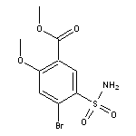 methyl 4-bromo-2-methoxy-5-sulfamoylbenzoate