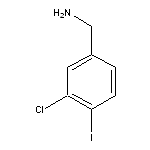 (3-chloro-4-iodophenyl)methanamine