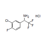 1-(3-Chloro-4-fluorophenyl)-2,2,2-trifluoroethanamine Hydrochloride