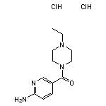 5-(4-ethylpiperazine-1-carbonyl)pyridin-2-amine dihydrochloride