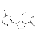 1-(3-methylphenyl)-5-propyl-1H-pyrazole-4-carboxylic acid