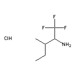 1,1,1-trifluoro-3-methylpentan-2-amine hydrochloride