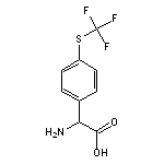 2-amino-2-{4-[(trifluoromethyl)sulfanyl]phenyl}acetic acid