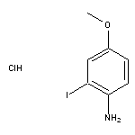 2-iodo-4-methoxyaniline hydrochloride