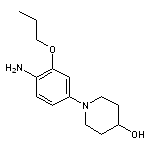 1-(4-amino-3-propoxyphenyl)piperidin-4-ol