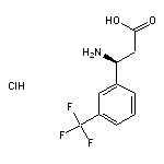 (3S)-3-amino-3-[3-(trifluoromethyl)phenyl]propanoic acid hydrochloride