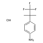 4-(1,1,1-Trifluoro-2-methyl-2-propyl)aniline Hydrochloride