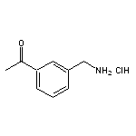 1-[3-(aminomethyl)phenyl]ethan-1-one hydrochloride