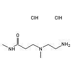 3-[(2-aminoethyl)(methyl)amino]-N-methylpropanamide dihydrochloride