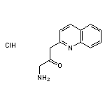 1-amino-3-(quinolin-2-yl)propan-2-one hydrochloride