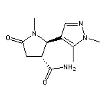 trans-2-(1,5-dimethyl-1H-pyrazol-4-yl)-1-methyl-5-oxopyrrolidine-3-carboxamide