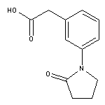 2-[3-(2-oxopyrrolidin-1-yl)phenyl]acetic acid