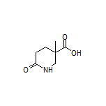 3-Methyl-6-oxopiperidine-3-carboxylic Acid