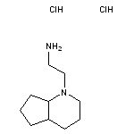 2-{octahydro-1H-cyclopenta[b]pyridin-1-yl}ethan-1-amine dihydrochloride