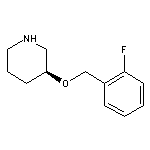 (3S)-3-[(2-fluorophenyl)methoxy]piperidine