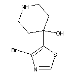 4-(4-bromo-1,3-thiazol-5-yl)piperidin-4-ol