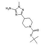 tert-butyl 4-(5-amino-1-methyl-1H-1,2,4-triazol-3-yl)piperidine-1-carboxylate