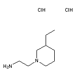 2-(3-ethylpiperidin-1-yl)ethan-1-amine dihydrochloride