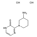 3-(3-aminopiperidin-1-yl)-1,2-dihydropyrazin-2-one dihydrochloride