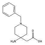 2-(4-amino-1-benzylpiperidin-4-yl)acetic acid