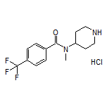 N-Methyl-N-(4-piperidyl)-4-(trifluoromethyl)benzamide Hydrochloride