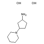 3-(piperidin-1-yl)cyclopentan-1-amine dihydrochloride