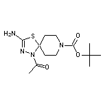 tert-butyl 1-acetyl-3-amino-4-thia-1,2,8-triazaspiro[4.5]dec-2-ene-8-carboxylate