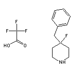 4-benzyl-4-fluoropiperidine, trifluoroacetic acid