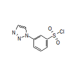 3-(1H-1,2,3-Triazol-1-yl)-1-benzenesulfonyl Chloride