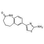 7-(2-amino-1,3-thiazol-4-yl)-2,3,4,5-tetrahydro-1H-1-benzazepin-2-one