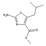 methyl 2-amino-5-(2-methylpropyl)-1,3-thiazole-4-carboxylate