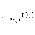 4-(5,6,7,8-tetrahydronaphthalen-2-yl)-1,3-thiazol-2-amine hydrochloride