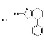 7-phenyl-4,5,6,7-tetrahydro-1,3-benzothiazol-2-amine hydrobromide