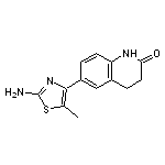 6-(2-amino-5-methyl-1,3-thiazol-4-yl)-1,2,3,4-tetrahydroquinolin-2-one