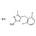 5-[(2,6-difluorophenyl)methyl]-4-methyl-1,3-thiazol-2-amine hydrobromide